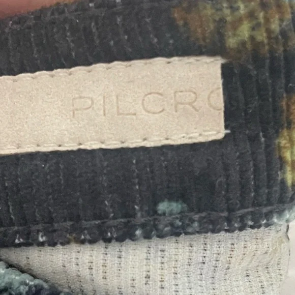 Pilcro The Icon Floral Corduroy Pants . Size 26 - Picture 7 of 8